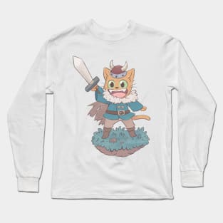 Viking cat Long Sleeve T-Shirt